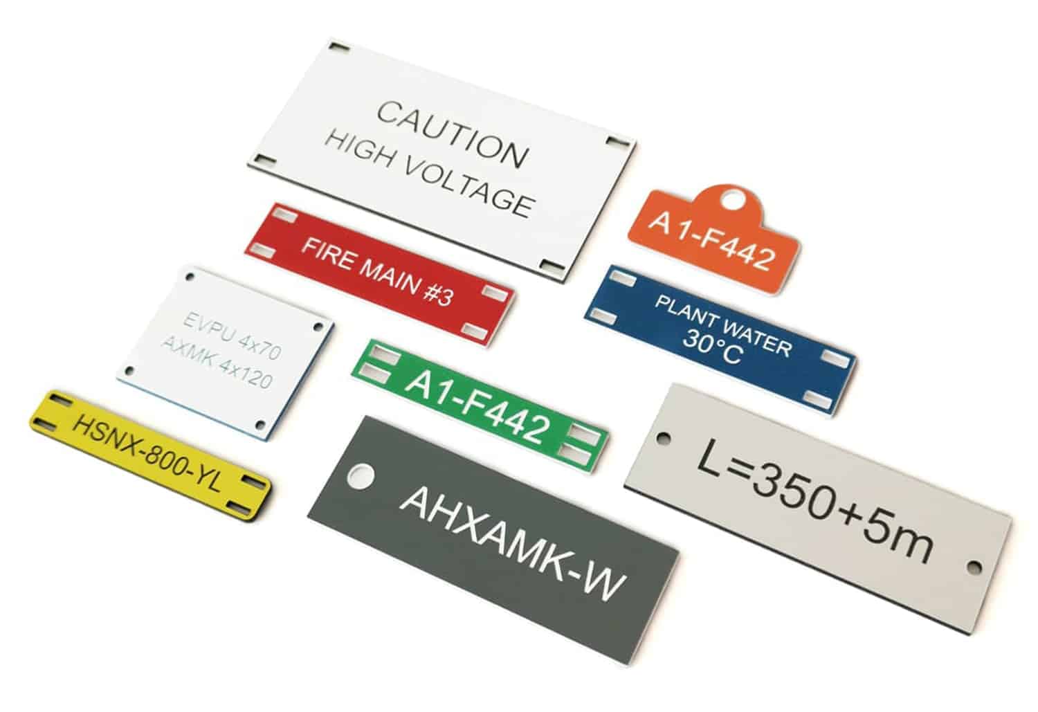 TieOn Cable and Pipe Marking Signs easily design and order online!